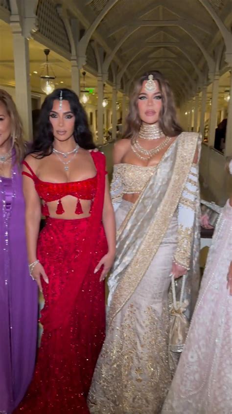 kim kardashian ambani wedding outfit.